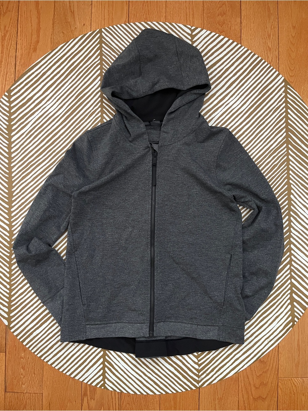 Lululemon City Trek Jacket Heathered Black (women’s 10)